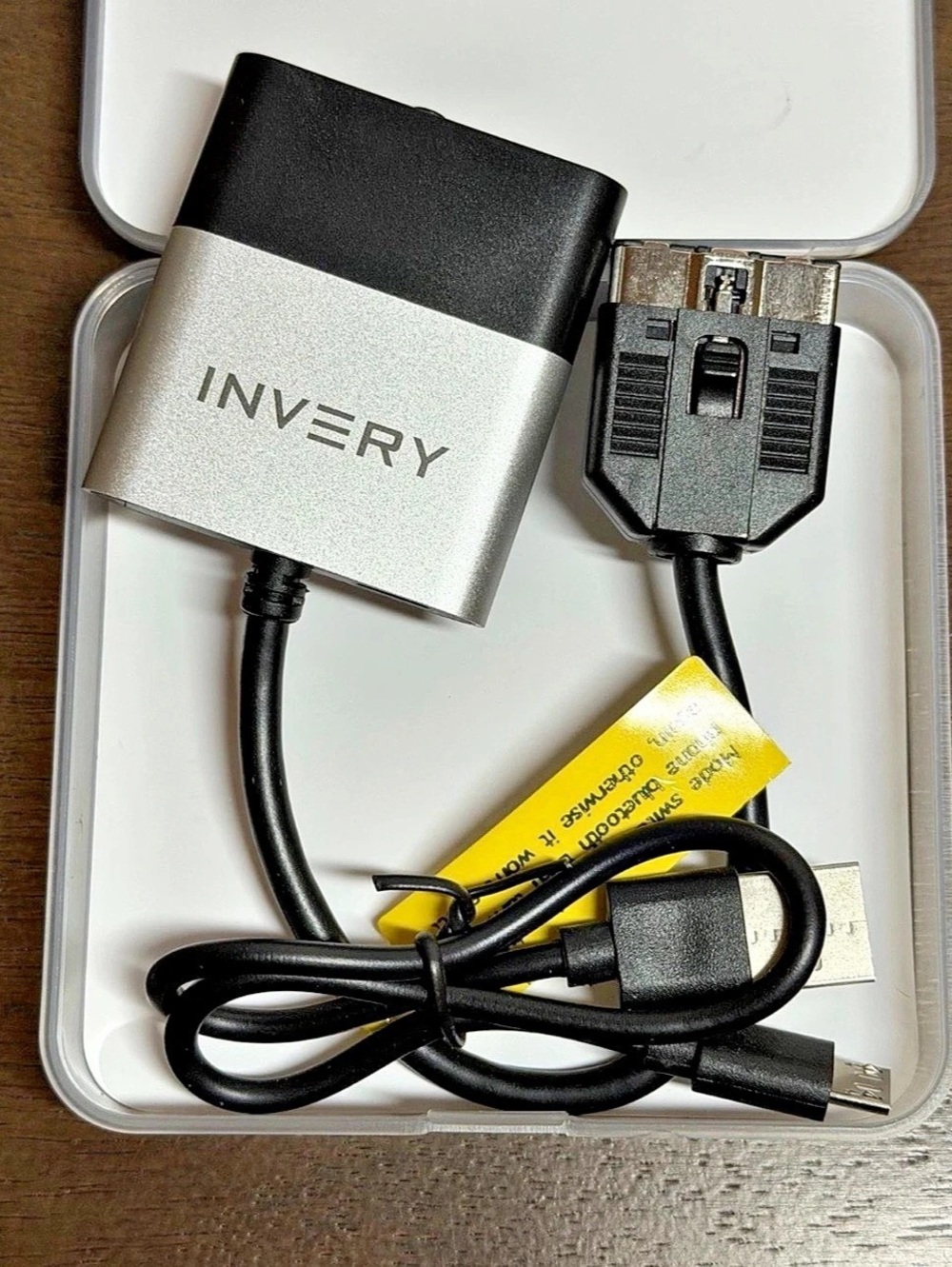 INVERY Airdual-Landrover Bluetooth Adapter Black & Silver